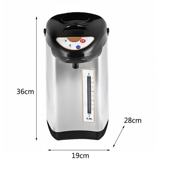 220V 750W 5L Electric Kettle Water Heating Boiler Warmer for Home Office