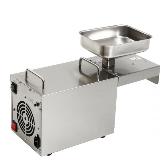 220V Automatic Small Oil Press Machine Stainless Steel Cold Hot-press Machine
