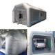 220V Inflatable Paint Spray Booth Car Workstation Tent with Air Blower + Repair Kits