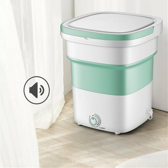 220V Portable Folding Laundry Ultrasoni Semi-automatic Clothes Washing Machine Bucket
