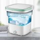 220V Portable Folding Laundry Ultrasoni Semi-automatic Clothes Washing Machine Bucket