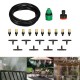 22Pcs/Set 5M Hose Outdoor Cool Patio Misting System Fan Cooler Water Mist Automatic Sprayer Mist Coolant Drip DIY Garden Irrigation System