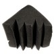 24x12x12cm Acoustic Foam Sponge Bass Trap Corner Wall Studio Soundproof Sound Absorption