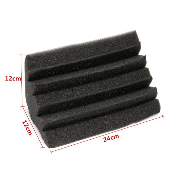 24x12x12cm Acoustic Foam Sponge Bass Trap Corner Wall Studio Soundproof Sound Absorption