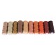 250 Yard Spools 60 Colors Polyester Sewing Thread Reel Machine Hand Cord Tools Set