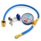 250PSI Recharge Measuring Hose Gauge Valve Refrigerant Pipe R134A R12 R22