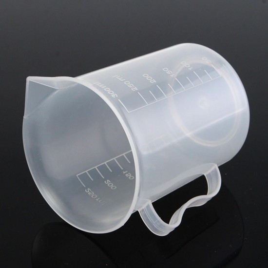 250ml Plastic Measuring Cup Clear Double Graduated Cylindrical Measuring Jug