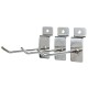 25pcs Slatwall Single Hook Pin Shop Display Fitting Prong Hanger 100×3.2mm