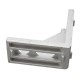 28x58x58mm Aluminum L Shape Brace Corner Joint Right Angle Bracket 4 Holes