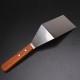 29×7×1.5cm Stainless Steel Spatula Scrapers Pancake Shovel Turner Scoop With Wooden Handle