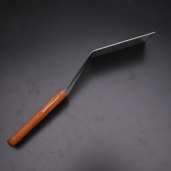 29×7×1.5cm Stainless Steel Spatula Scrapers Pancake Shovel Turner Scoop With Wooden Handle