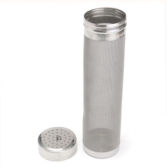 29x7CM Stainless Steel Home Brew Beer Dry Hopper Filter 300 Mesh