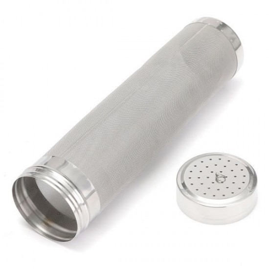 29x7CM Stainless Steel Home Brew Beer Dry Hopper Filter 300 Mesh