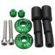 2Pcs 22mm CNC Parts Road MTB Handlebar Cap Hand Grips Bar End Plugs