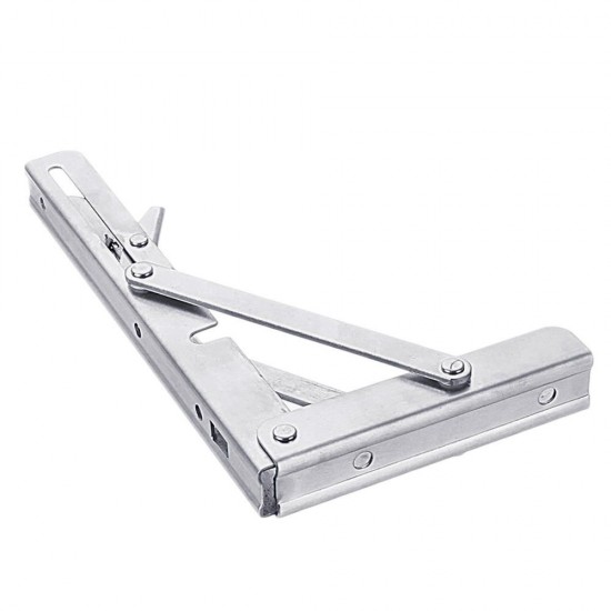 2Pcs 8/10/12/14/16 Inch Folding Triangle L-Shaped Storage Shelf Support Bracket Stainless Steel