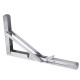 2Pcs 8/10/12/14/16 Inch Folding Triangle L-Shaped Storage Shelf Support Bracket Stainless Steel