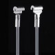 2Pcs Cobra Head Gallery Hanging Nylon Steel Cable for Click Rails Decorations