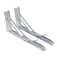 2Pcs Steel Folding Shelf Bracket Showcase Extensions Support Frame