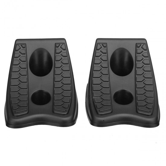 2Pcs/Set Rubber Wheel Chock Chocks Stop Brake Wedges Car Caravan Trailer Truck Block