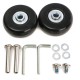 2pcs Luggage Suitcase Replacement Wheels Axles Deluxe Repair 50×22mm