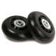 2pcs Luggage Suitcase Replacement Wheels Axles Deluxe Repair 63×28mm