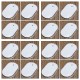 2pcs 4x6cm Durable Tens Machine Electrode Pads For Massagers Self-adhesive Button