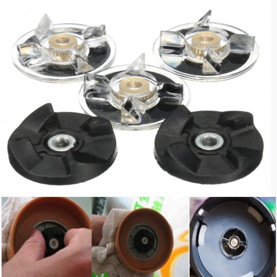 3 Plastic Gear Base and 2 Rubber Blender Replacement for Magic Mixer Spare Parts