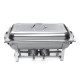 3 Plates Chafing Dish Tray Buffet Heating Stove Caterer Warmer Stainless Steel