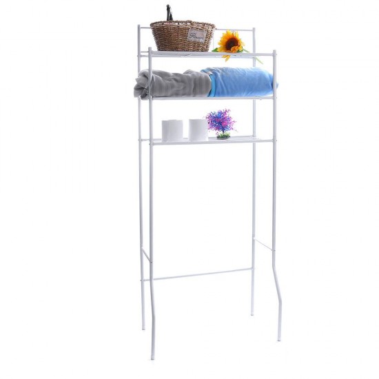 3-Tier Toilet Kitchen Storage Rack Bathroom Shower Organizer Shelf Wall Corner Holder