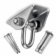 3-Types 180°/360° Heavy Duty Swivel Hangers Stainless Steel Swing Hooks For Yoga Hammock