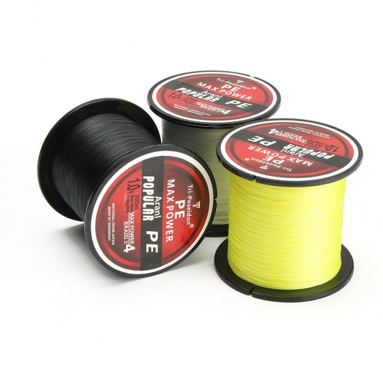 300M Super Strong 4 Strands PE Spectra Braided Wire Fish Rope Sea Fishing Lines 8-60LB