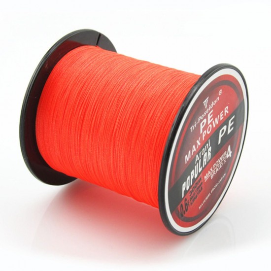 300M Super Strong 4 Strands PE Spectra Braided Wire Fish Rope Sea Fishing Lines 8-60LB