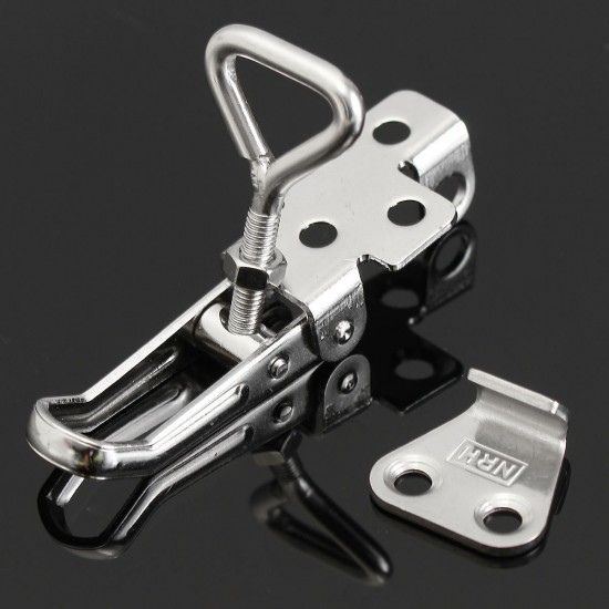 304 Stainless Steel Adjustable Locking Buckle Latch 5.5mm for Case Box Chest