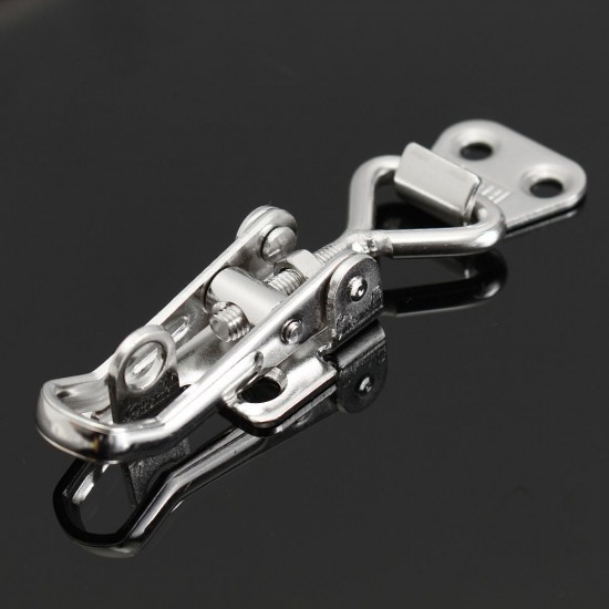 304 Stainless Steel Adjustable Locking Buckle Latch 5.5mm for Case Box Chest