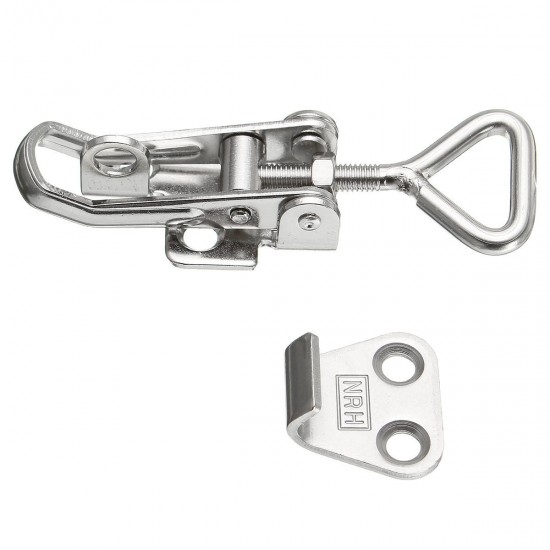 304 Stainless Steel Adjustable Locking Buckle Latch 5.5mm for Case Box Chest