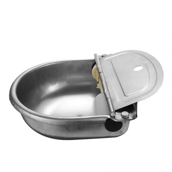 304 Stainless Steel Automatic Float Water Pet Bowl For Horse Cow Dog Sheep Goat Water Dispenser Bowl