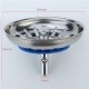 304 Stainless Steel Kitchen Sink Strainer Stopper Waste Plug Sink Filter