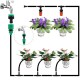 30M 100FT Micro Drip Irrigation System Auto Watering Plant Timer Garden Hose Kit