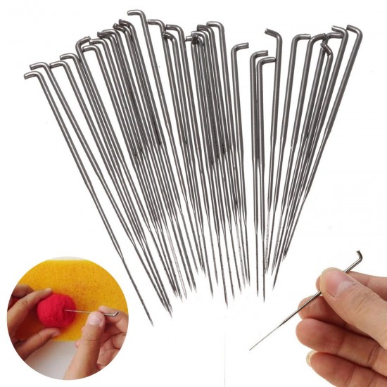 30Pcs Felting Needles Set DIY Handicraft Wool Felt Pin Tool 75mm 85mm 90mm Assortment