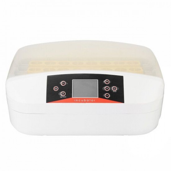 32 Digital Egg Incubator Hatcher Temperature Control Automatic Turning Chicken Incubator Tools US