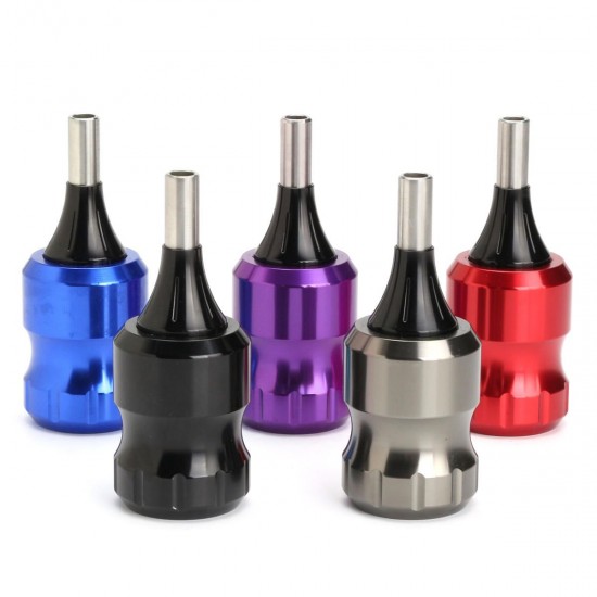 32MM Gear Buckle Tattoo Machine Aluminum Alloy Handle Grips Tubes Magnum Flat Mandrel Tools Kit