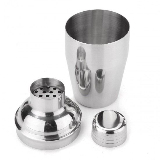 350mL Bar Drink Cocktail Shaker Jigger Mixer Sets Stainless Steel Bartender Tool Kit