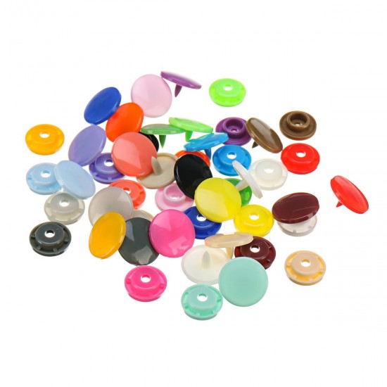 360 Set/Lot 24 Color T5 Resin Snap Plastic Buttons Installation Tools Sihetun Buckle