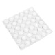 36Pcs Clear Rubber Feet Bumper Silicone Self-adhesive Anti-slip 16×10mm