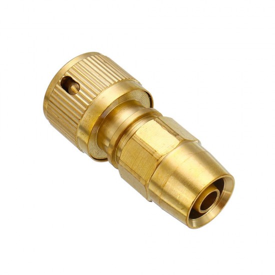 3/8'' Brass Hose Connector Copper Garden Telescopic Pipe Fittings Washing Water Quick Connector Car Wash Clean Tools Quick Connect Adapter