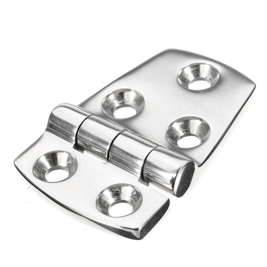 38 x 56mm 316 Stainless Steel Flush Hinges Door Hinge Polished Silver Hardware