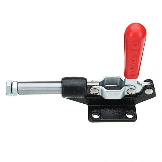 386Kg/851Lbs Quick Push Pull Type Toggle Clamp Straight Line Action Clamp 42mm Plunger Stroke