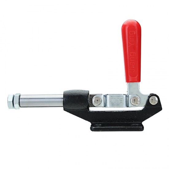 386Kg/851Lbs Quick Push Pull Type Toggle Clamp Straight Line Action Clamp 42mm Plunger Stroke