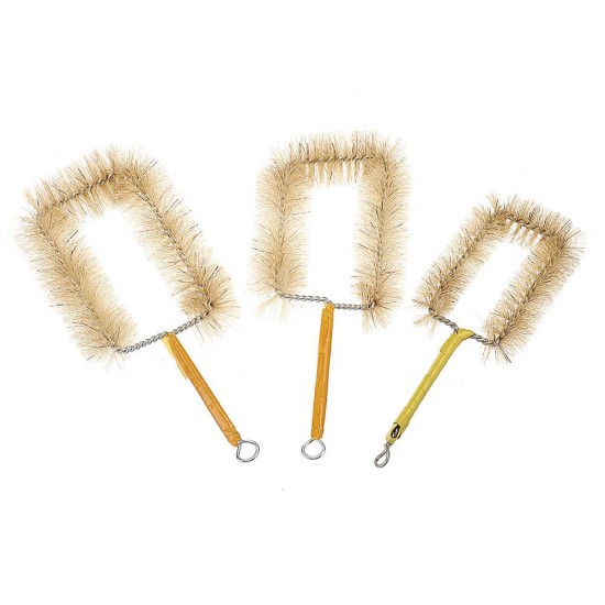 3Pcs/Set Stainless Steel Bristle Beaker Flask Cleaning Brush Large/Medium/Small Wide Brush Cleaner