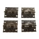 4 pcs Antique Box Hinge Wooden Gift Jewelry Printing Packaging Case Hinge